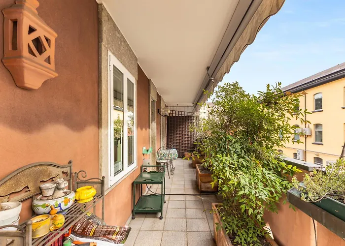 Appartement Station House - Terrazza Con Vista Milaan