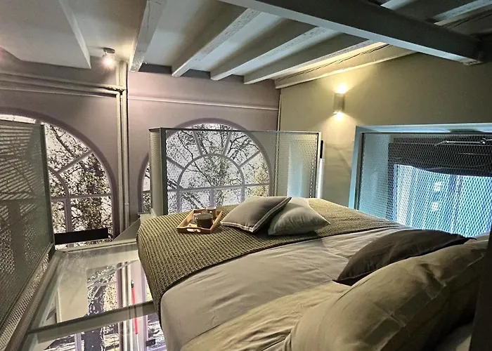 아파트 Tree House - Stylish Loft In The Heart Of 밀라노