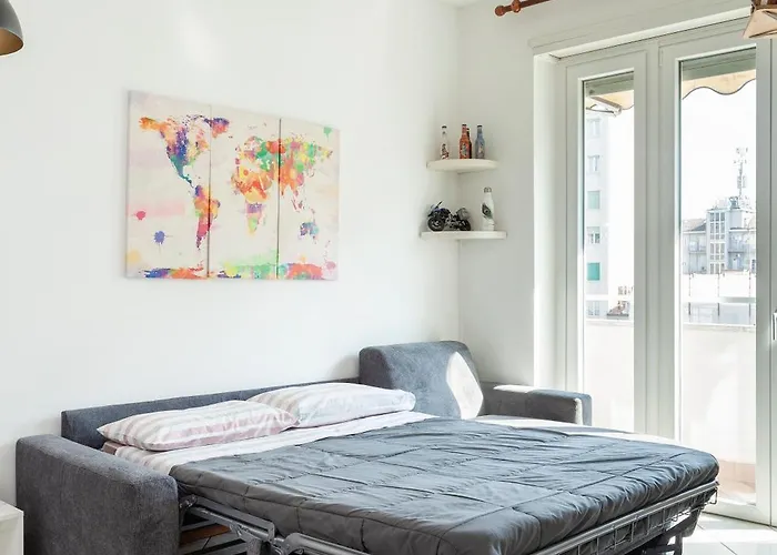 Stazione - Ariel - Luminoso Con Terrazzo Fino A 6 Posti Letto דירה