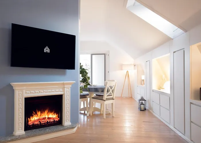 Sant'andrea Penthouse By Montenapoleone Living Apartman Milánó