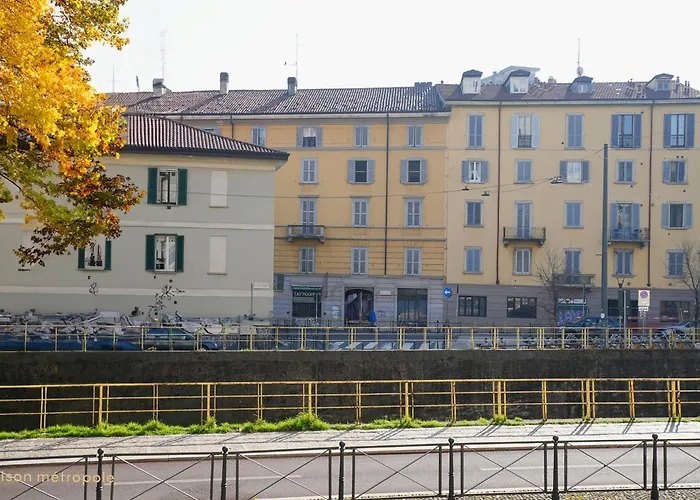 Lägenhet Navigli House, Trilocale Con Vista Fiume *