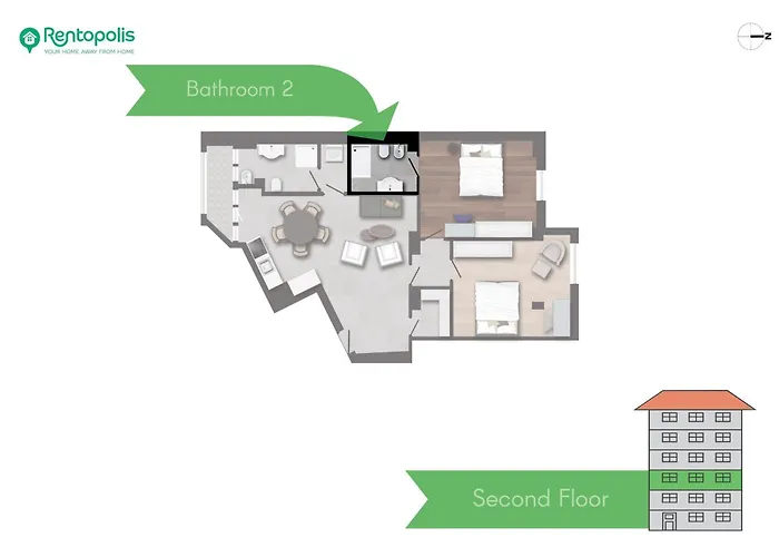 Spacious 2bdr With Balcony Arco-sempione Area, By Rentopolis * Mailand