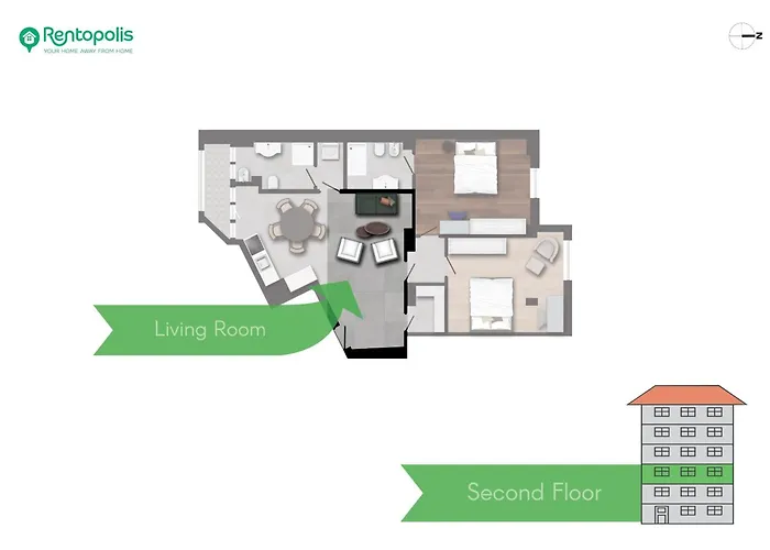Spacious 2bdr With Balcony Arco-sempione Area, By Rentopolis Appartamento