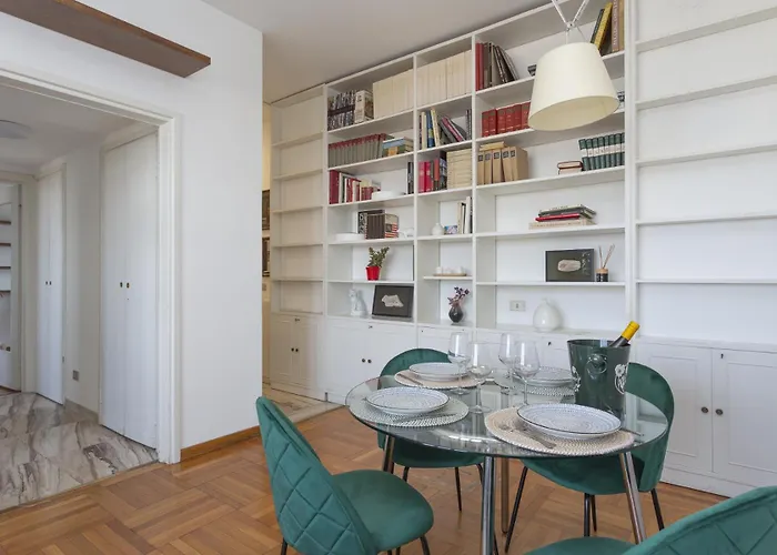 Lejlighed Skyline View Biancamano 1 Bdr With Balcony By Rentopolis Milano