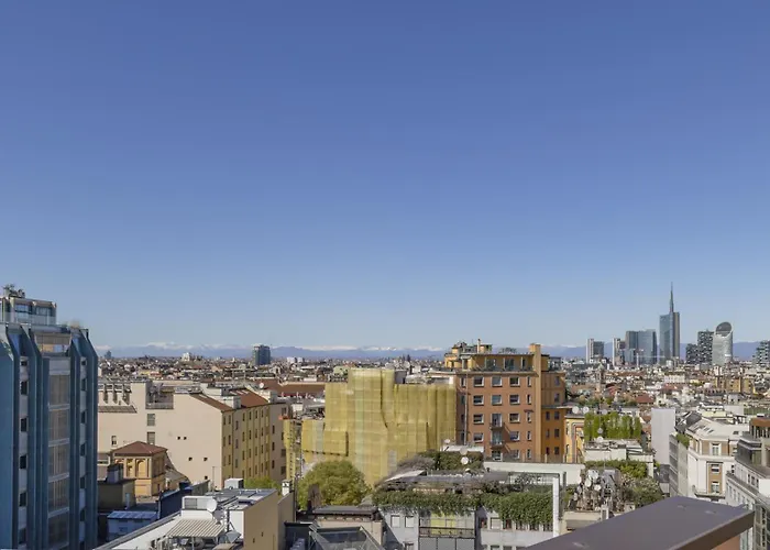 San Babila Duomo View With Shared Rooftop Terrace Apartmán