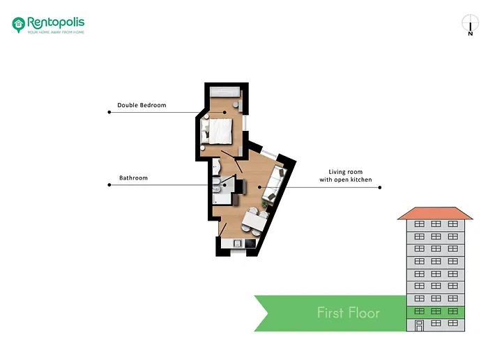شقة & Modern Porta Vittoria-duomo By Rentopolis *