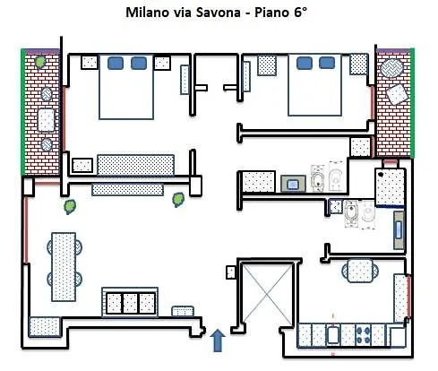 Mm House Tortona 아파트 밀라노