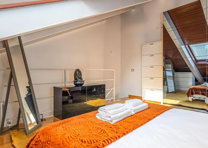 아파트 Loft Design On 3 Levels Near The Polytechnic 밀라노