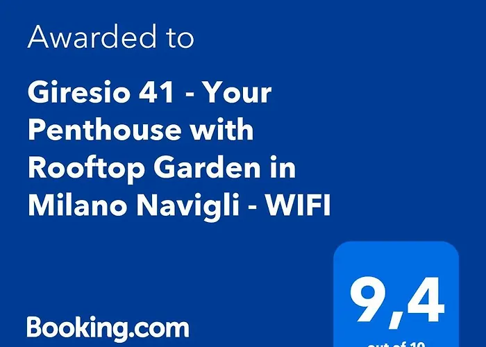 Giresio 41 - Your Penthouse With Rooftop Garden In Navigli - Wifi *