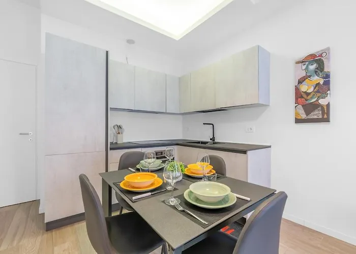 公寓 Bilocale Vicino Tram 2, Smart Tv E Internet Veloce 米兰