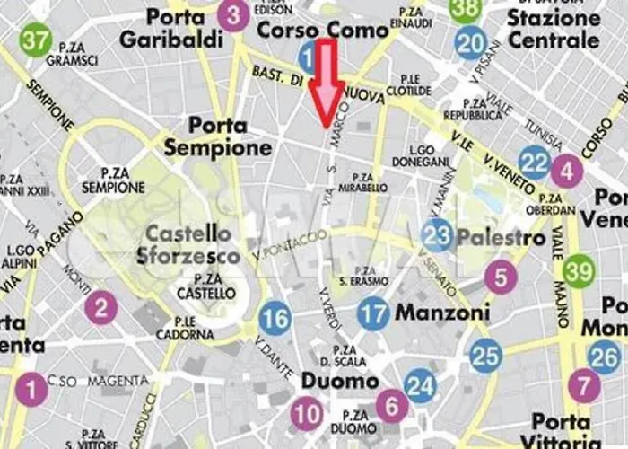 Apartmán Brera Luxury Design District - Via Solferino Milán