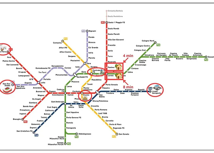 Lägenhet 2 Min To Metro - 12 Min To Station And Duomo - Quiet
