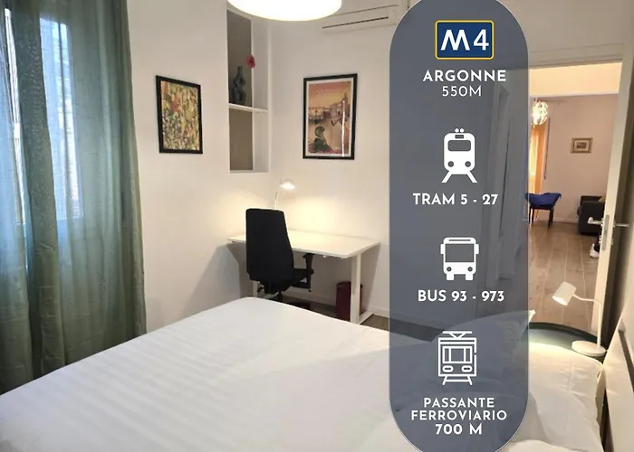 M4 - Private Garage - Linate Airport - Self Checkin - Lomellina - Milanoflats * Milán