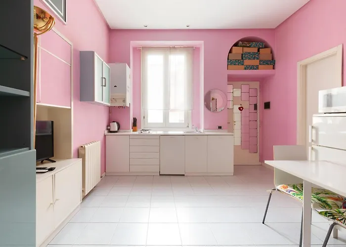 Daire Guesthost - Isola Cosy Pink Milano