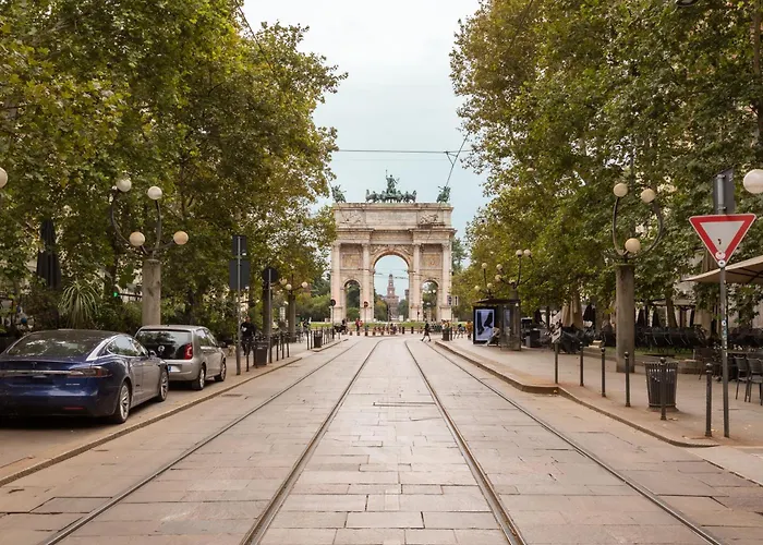 Bilocale Arco Della Pace - Mirable Pm Апартаменты