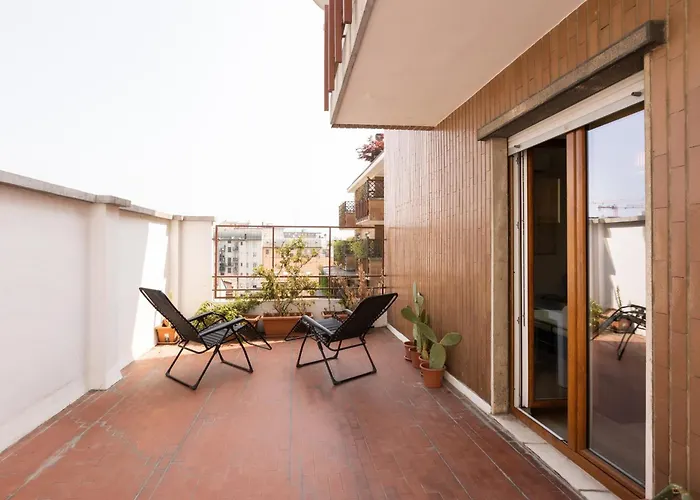 Luminoso Piano Alto Con Terrazzo - Mirable Pm Appartamento *