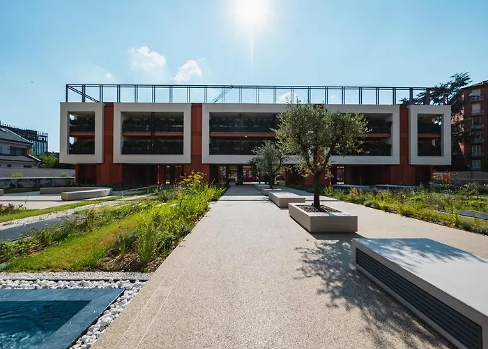 Park Towers 17 - Design - Large Terrace - Ac Апартаменты Милан