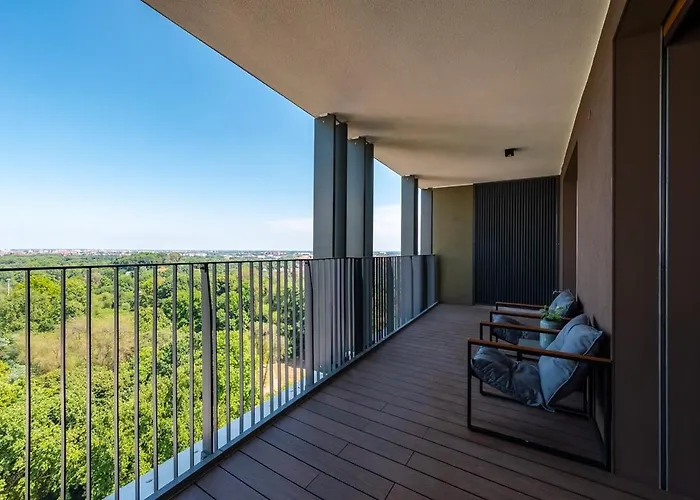 Апартаменты Park Towers 17 - Design - Large Terrace - Ac Милан