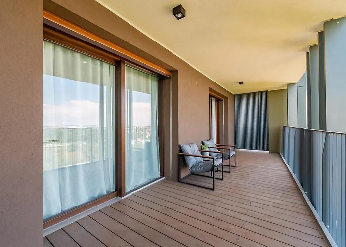 Apartmán Park Towers 17 - Design - Large Terrace - Ac