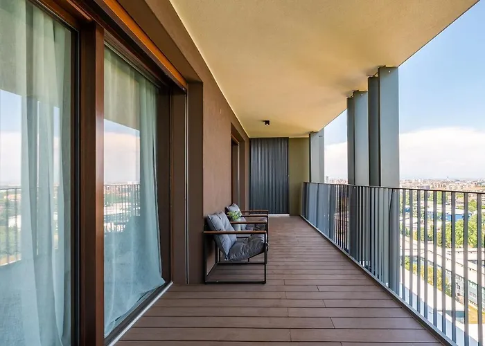 Park Towers 15 - Design - Large Terrace - Ac Apartman *