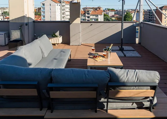 Navigli Panoramica Terrazzo Free Parking Ac Wifi Lejlighed *