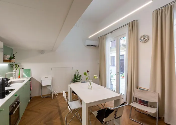 Apartmán Loft Moderno Con Patio Privato A 100m Dalla Metro - La Taniere