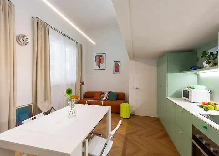 Apartmán Loft Moderno Con Patio Privato A 100m Dalla Metro - La Taniere *