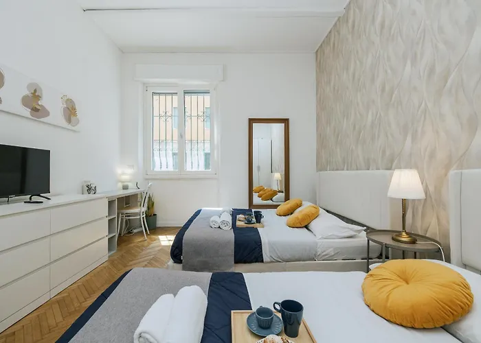 Modern&elegant Double Flat - 15 Min Duomo Διαμέρισμα *