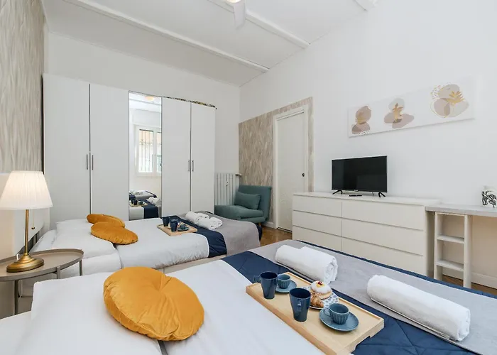 Modern&elegant Double Flat - 15 Min Duomo *