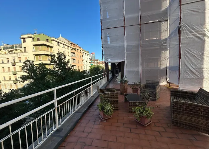 Terrazza Milanese - San Siro, Fiera & Life - Rinnovamento Facciata Palazzo In Corso * 米兰
