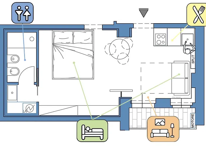 Stayeasy Crivelli - Stylish Studio, Duomo Walking * Milan