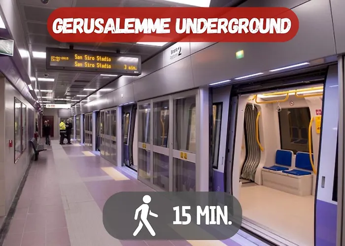 5' From Corso Sempione Elegant דירה *