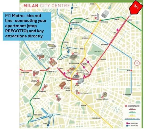 Lejlighed Charming Flat - 7 Attractions At Metro1 *