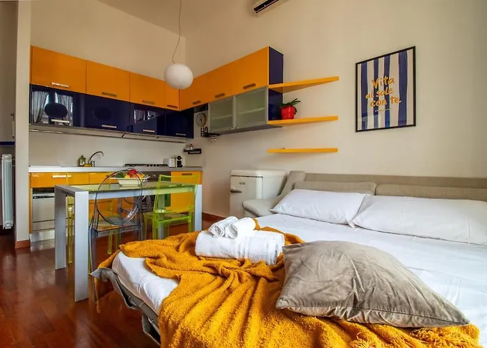 Station 5 Min - Double Bed Caiazzo 4 Guests Wifi Apartmán Milán