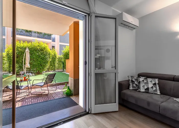 Lägenhet Stayeasy Gargano - Stylish With Private Yard Milano