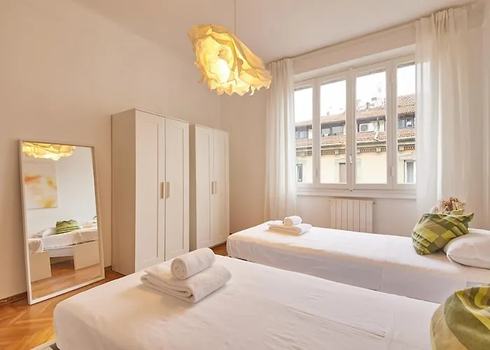 Centro Citta - Elegante Con 3 밀라노