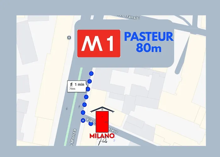 Apartment Milanoflats - Pasteur - M1 - Duomo 10min