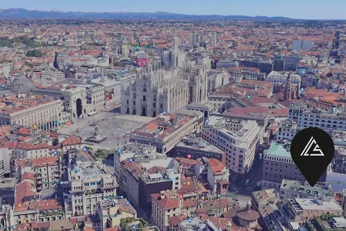 Duomo B - Panoramic Two Bedrooms ミラノ