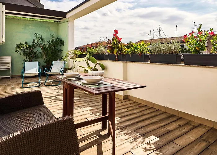 Lägenhet Bright Urban Terrace - Porta Romana *