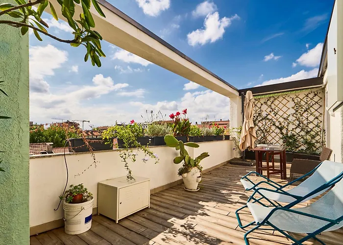 Lägenhet Bright Urban Terrace - Porta Romana *