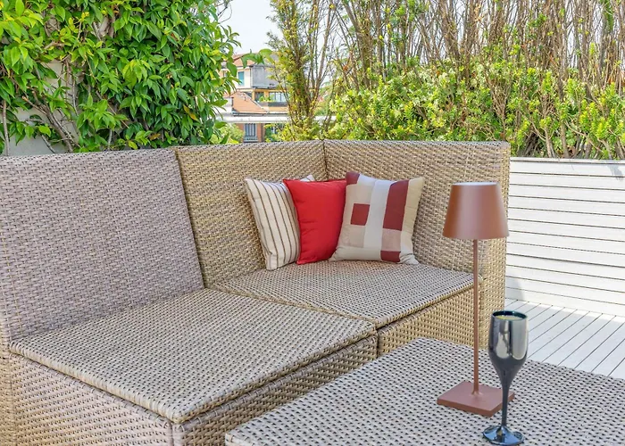 公寓 Penthouse With Terraces, Jacuzzi & Garage 米兰