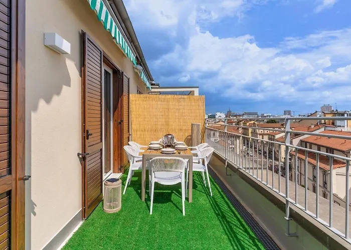 Apartman Exclusive Rooftop Vista Duomo Milánó