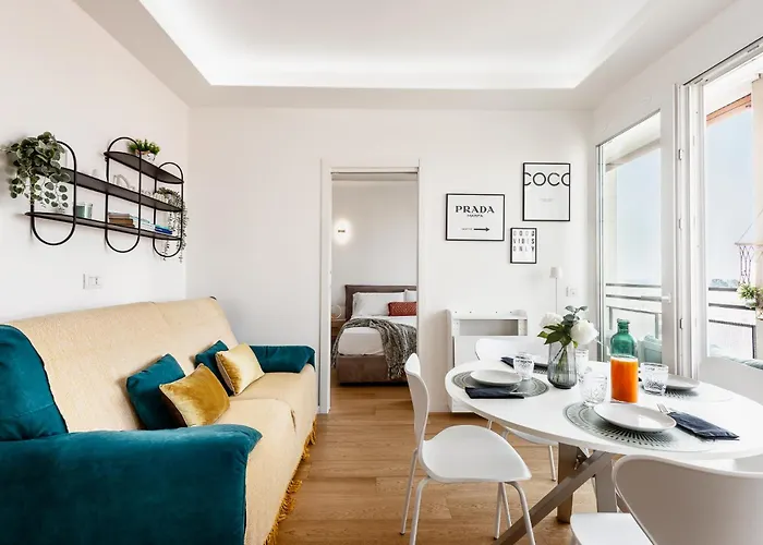 公寓 Stayeasy Bordighera - Navigli 8th Floor Terrace *