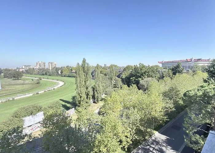 Fresh Nordic Flat With Balcony - San Siro Stadium