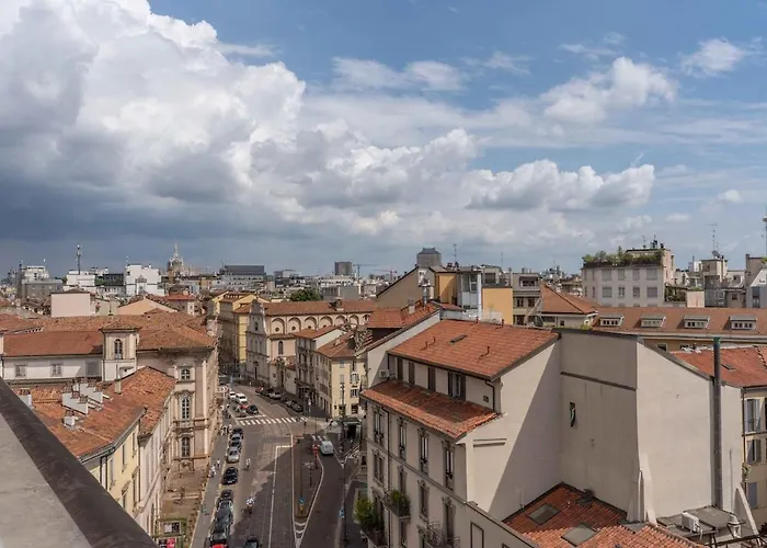 Apartman Exclusive Rooftop Vista Duomo Milánó