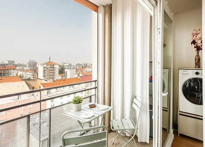 Stayeasy Bordighera - Navigli 8th Floor Terrace 公寓 米兰