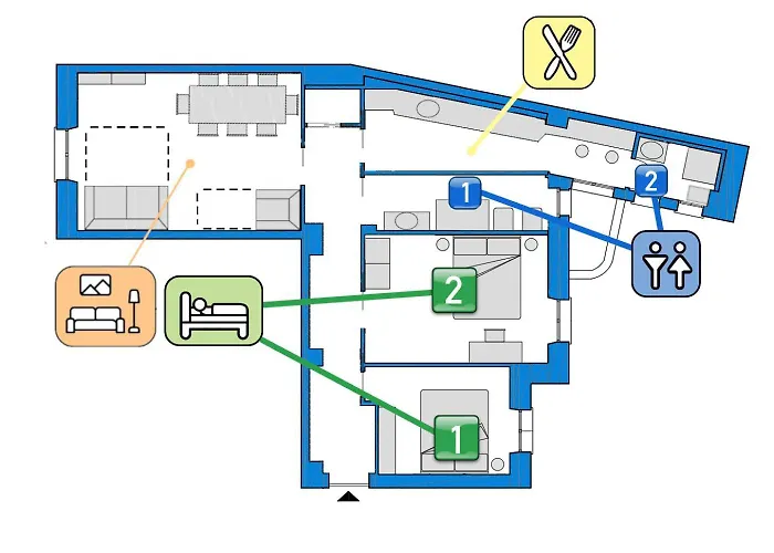 Stayeasy Crocetta - Duomo Walking, 2 Bedrooms 2 Baths Daire Milano