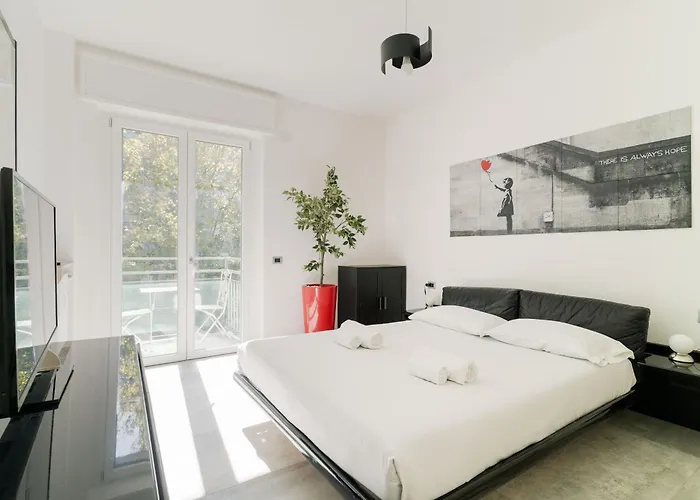 Navigli Modern Hub - 3 Matrimoniali E 2 Bagni דירה