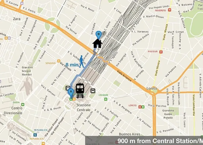 Il Loft Della Via Gluck - Next To Station Apartment