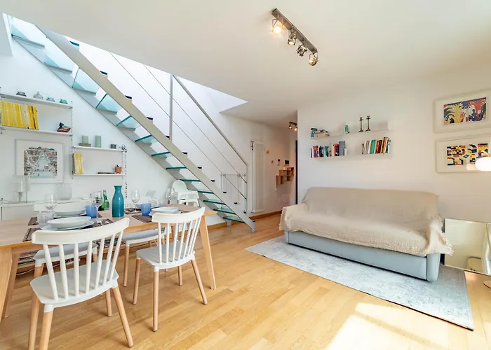 10' Navigli, Penthouse With Panoramic View Lejlighed *